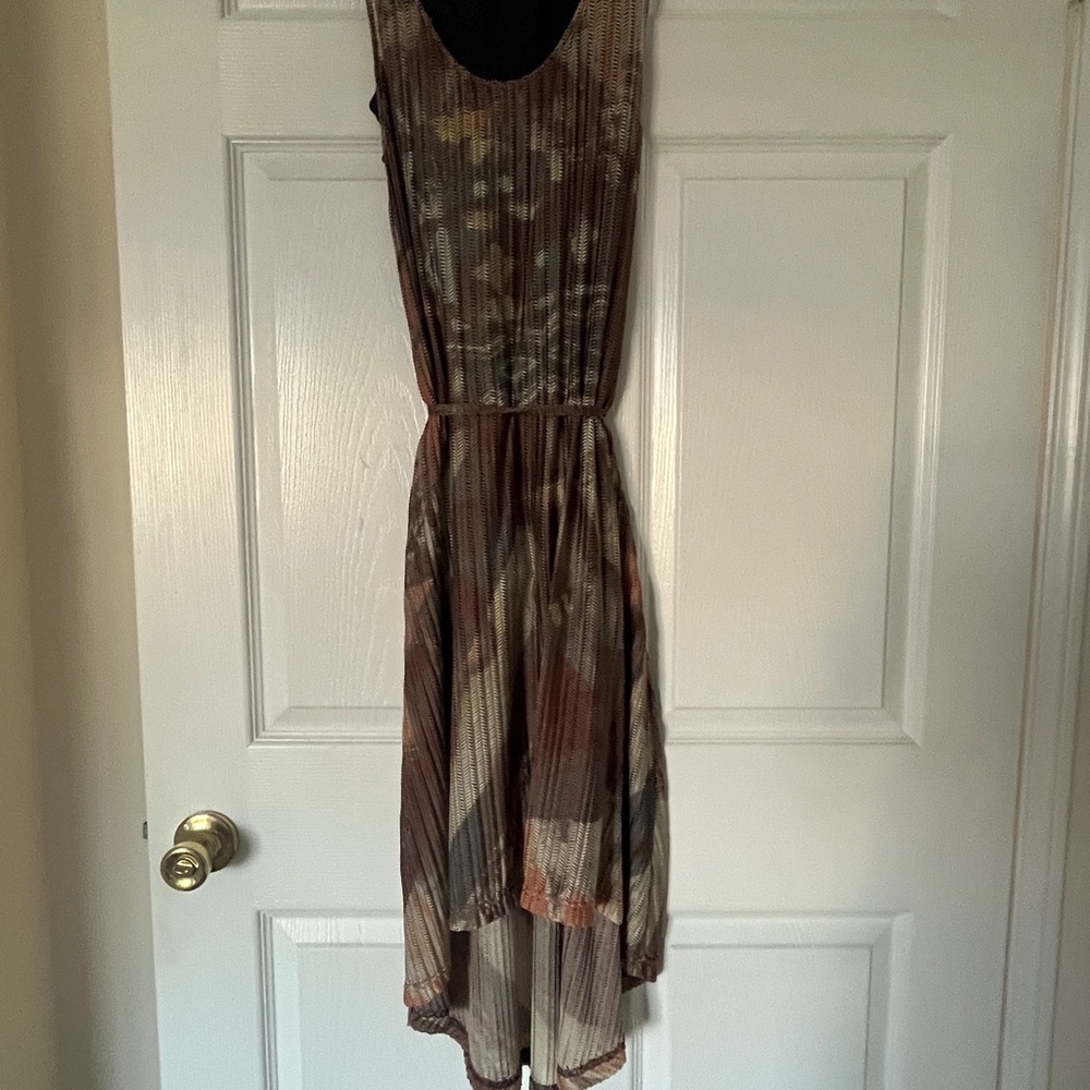 Elegant Multicolor Sleeveless Dress